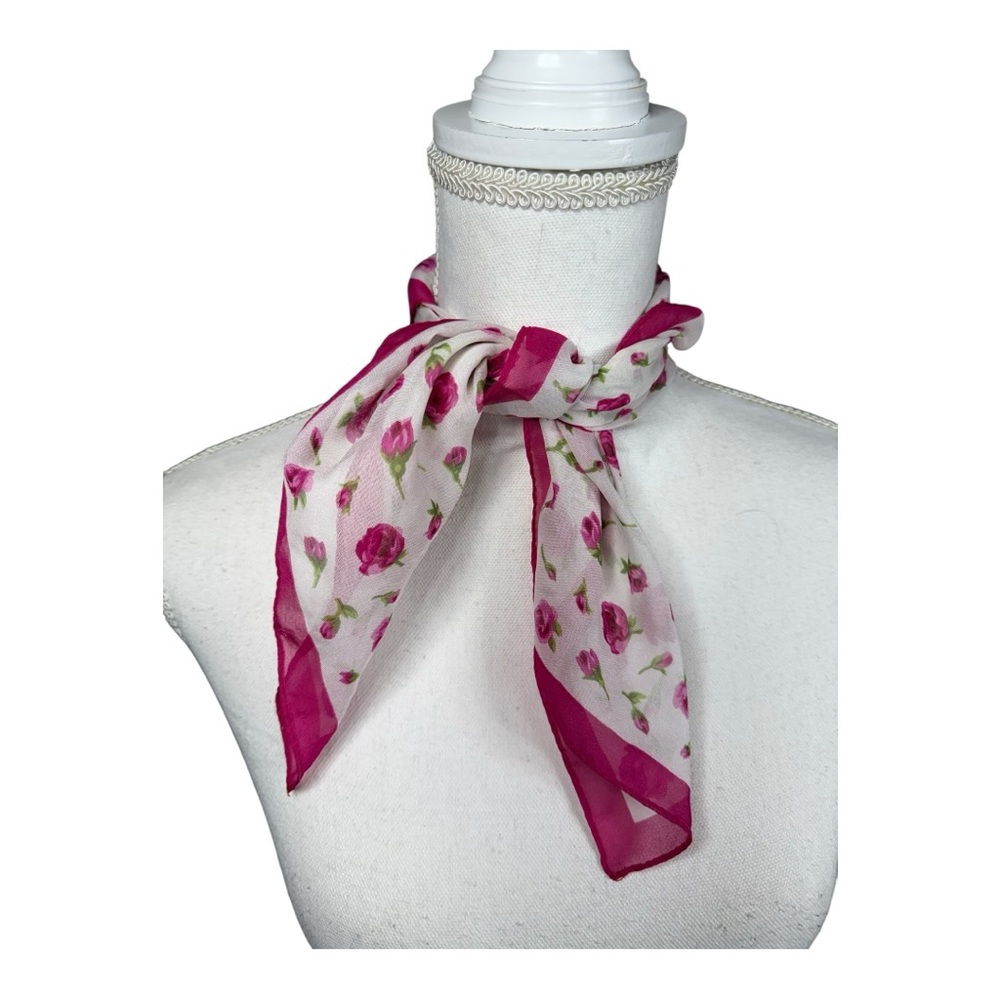 Floral Pink‎ Scarf